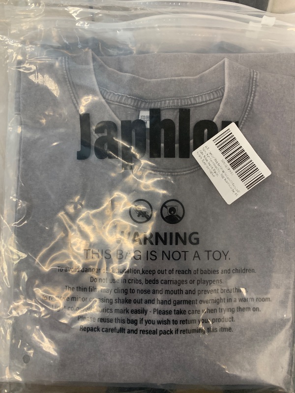 Photo 1 of 3 PACK T SHIRTS LOOSE FIT OVERSIZED SIZE MEDIUM LIGHT GRAY, DARK GRAY, BROWN