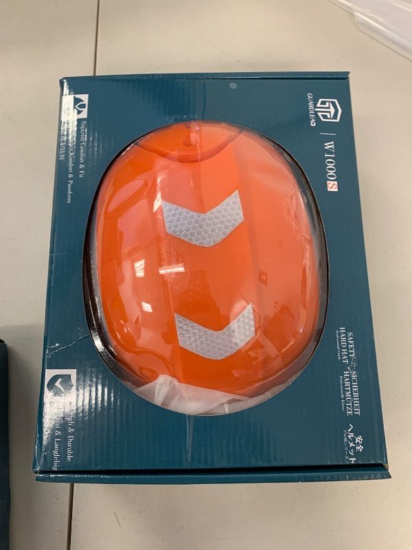 Photo 1 of GUARDLEAD Safety Helmet Hard Hat with Visor & Chin Strap OSHA Approved - Brimless Vented Hardhat ANSI Z89.1, EN397 Certified for Construction Work
