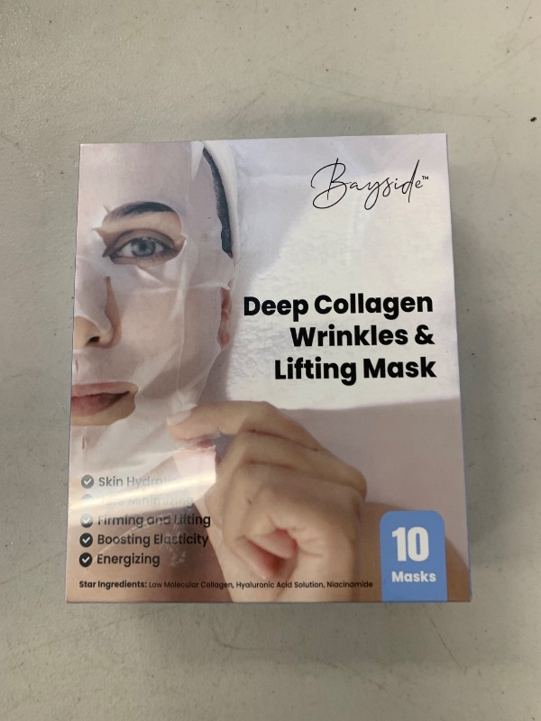 Photo 1 of 10x Bayside Deep Collagen Lifting Mask Anti Wrinkle Moisturizing Face Smooth
