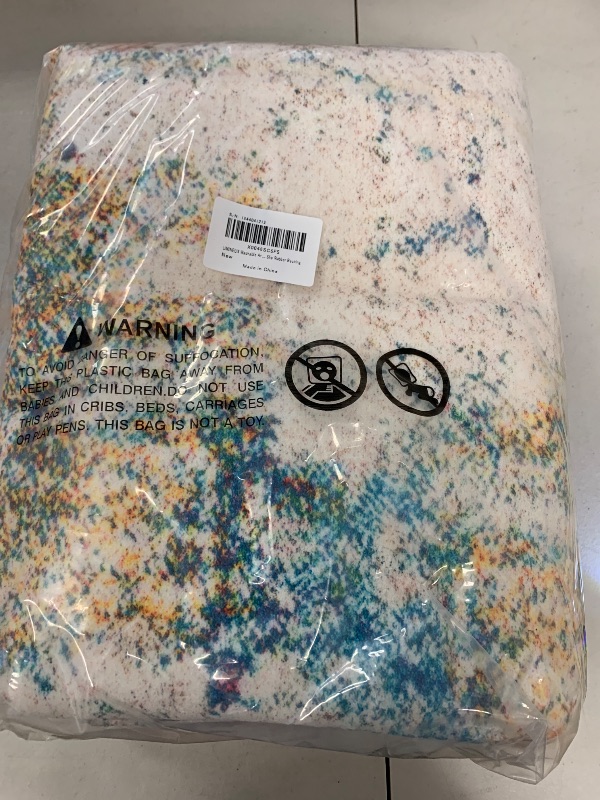 Photo 1 of UMINEUX Washable Area Rug 5'x7' Large Modern Abstract Living Room Rug with Anti-Slip Rubber Backing, Ultra Soft Low Pile Rugs Carpet for Dining Room Bedroom Home Office Decor