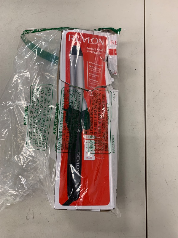 Photo 1 of Revlon Perfect Heat Triple Ceramic Curling Iron | For Silky Smooth Tousled Curls (1-1/4 in)
