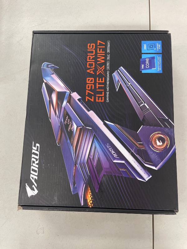 Photo 1 of GIGABYTE Z790 AORUS Elite X WIFI7 (LGA 1700/ Intel/ Z790 X/ATX/ DDR5/ 4* M.2/ PCIe 5.0/ USB 3.2 Type-C/Wi-Fi 7/2.5GbE LAN/Q-Flash Plus/EZ-Latch Plus/Motherboard)