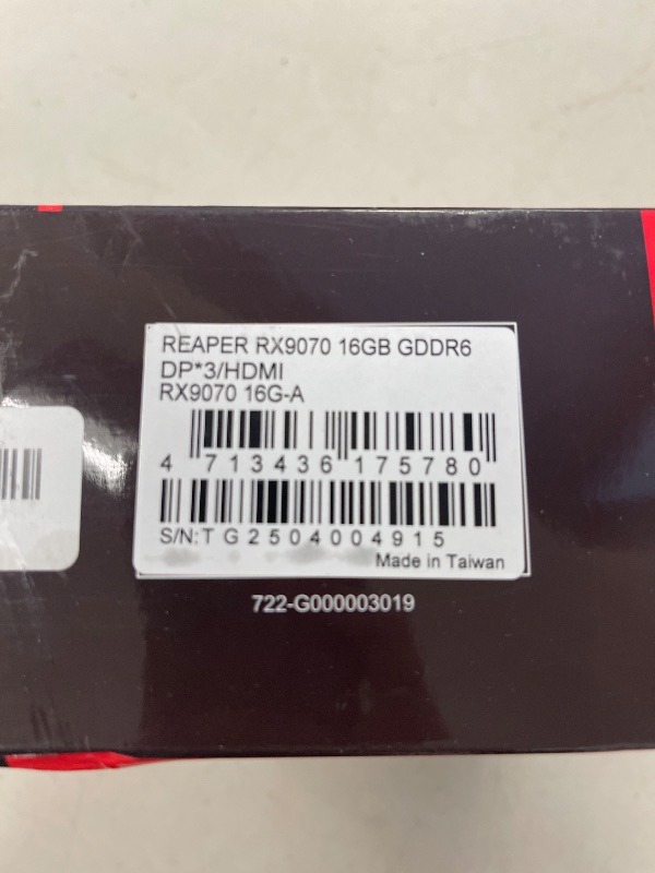 Photo 1 of PowerColor Reaper AMD Radeon RX 9070 16GB GDDR6