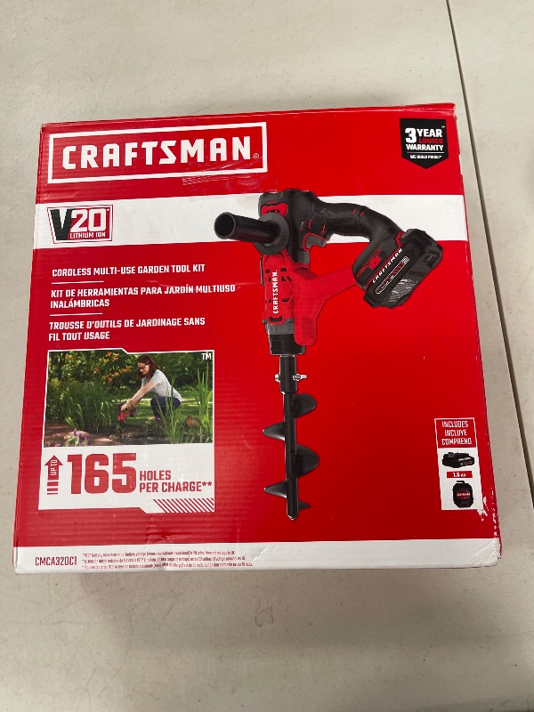 Photo 1 of FOR PARTS ONLY CRAFTSMAN V20* Cordless Multi-Use Garden Tool Kit (1.5Ah) (CMCA320C1)