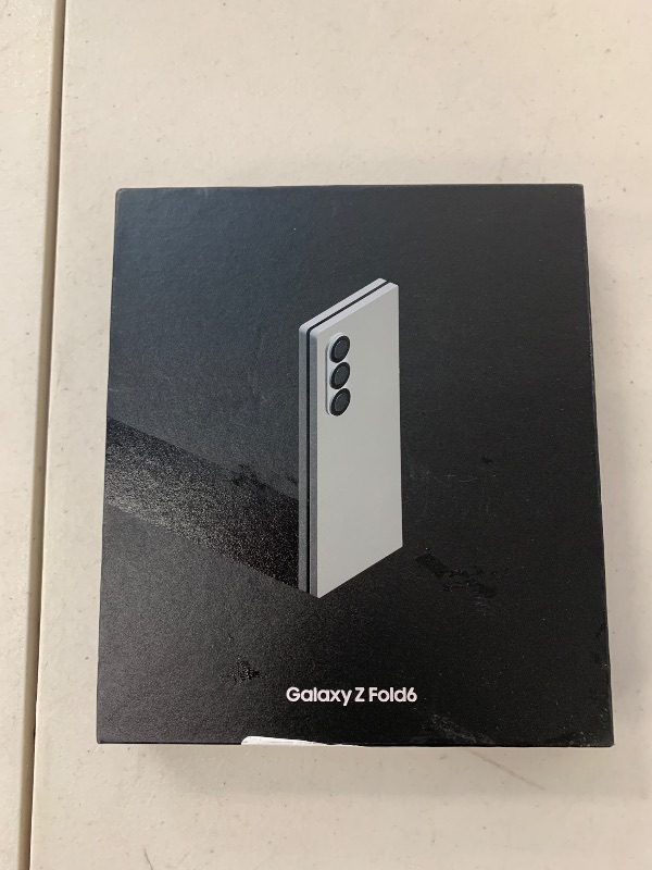 Photo 1 of Samsung Galaxy Z Fold 6, 256GB Unlocked Android Smartphone, Circle to Search, Hands-Free Interpreter, AI Photo Edits, Foldable Display for Multitasking, 2024, US 1 Yr Warranty, Silver Shadow