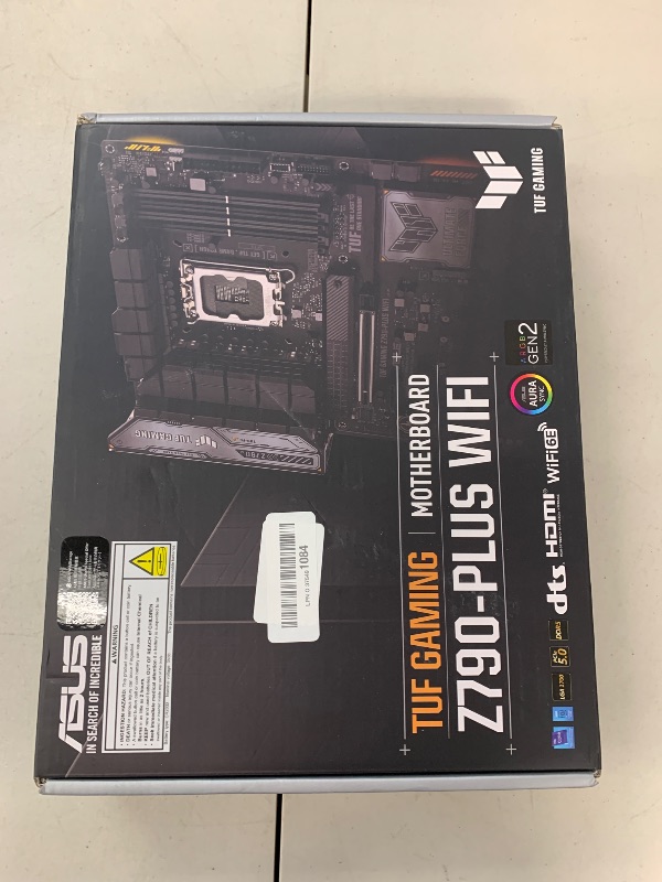 Photo 1 of ASUS TUF Gaming Z790-Plus WiFi LGA 1700(Intel 14th,12th &13th Gen) ATX Gaming Motherboard(PCIe 5.0,DDR5,4xM.2 Slots,16+1 DrMOS,WiFi 6,2.5Gb LAN,Front USB 3.2 Gen 2 Type-C,Thunderbolt 4(USB4),Aura RGB)