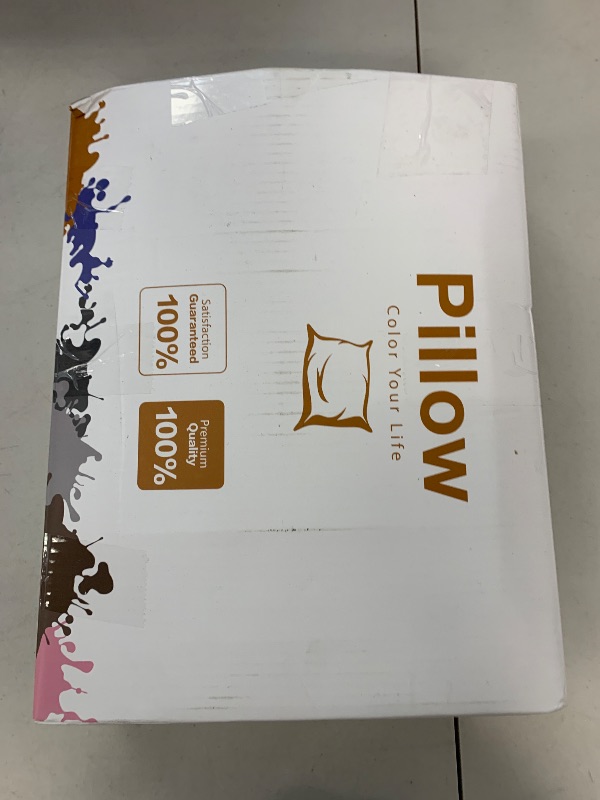 Photo 1 of NTBAY Down Alternative Bed Pillows, Pillows Queen Size Set of 2, Machine Washable Pillows for Back, Stomach or Side Sleepers, Soft Hotel Collection Pillows for Sleeping, White