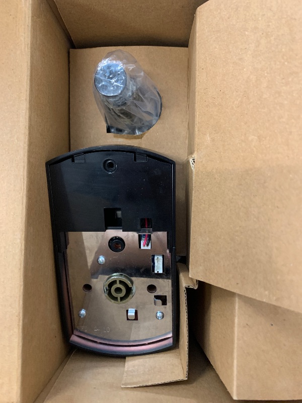Photo 1 of Kwikset SmartCode 917 Keypad Keyless Entry Traditional Residential Electronic Lever Deadbolt Alternative with Tustin Door Handle and SmartKey Security, Venetian Bronze