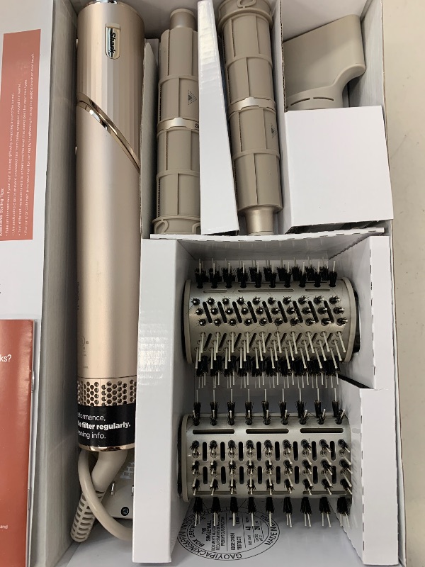 Photo 1 of Shark HD430 FlexStyle Air Styling & Drying System, Powerful Hair Dryer Brush & Multi-Styler with Auto-Wrap Curlers, Paddle Brush, Oval Brush, Concentrator Attachment, Stone