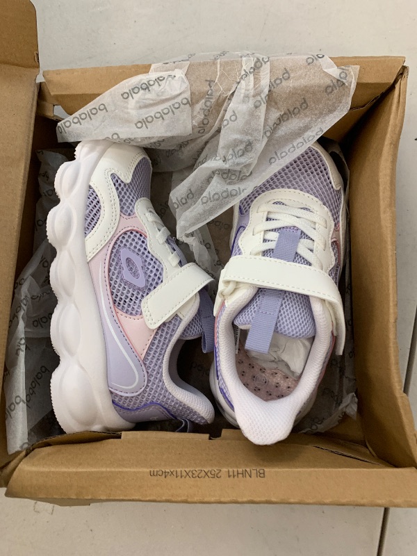 Photo 1 of Balabala Kids Boys Girls Sneakers Walking Shoes Breathable Athletic Sport Running Tennis Shoes Pink Purple