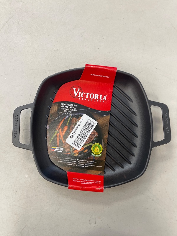 Photo 1 of Victoria Cast Iron Seasoned with 100% Kosher Certified Non-GMO Flaxseed Oil