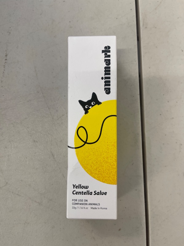 Photo 1 of animark Yellow Centella Salve – Hot Spot & Wound Care Ointment for Dogs, Cats & Small Animals – Lick-Safe, Fast-Acting, Steroid-Free, Natural Healing Balm for Cracked Paws & Skin Irritation, 1.16 oz