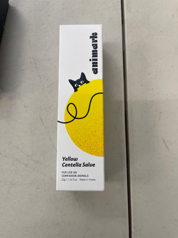 Photo 1 of animark Yellow Centella Salve – Hot Spot & Wound Care Ointment for Dogs, Cats & Small Animals – Lick-Safe, Fast-Acting, Steroid-Free, Natural Healing Balm for Cracked Paws & Skin Irritation, 1.16 oz