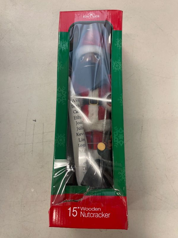 Photo 1 of Kurt S. Adler 15-Inch African American Santa Nutcracker