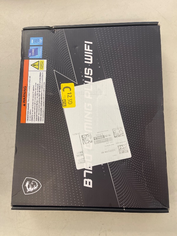 Photo 1 of MSI B760 Gaming Plus WiFi Gaming Motherboard (Supports 12th/13th/14th Gen Intel Processors, LGA 1700, DDR5, PCIe 4.0, M.2, 2.5Gbps LAN, USB 3.2 Gen2, HDMI/DP, Wi-Fi 6E, Bluetooth 5.3, ATX)