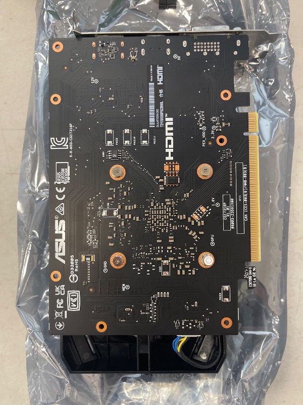 Photo 1 of ASUS Dual NVIDIA GeForce RTX 3050 6GB OC Edition Gaming Graphics Card - PCIe 4.0, 6GB GDDR6 Memory, HDMI 2.1, DisplayPort 1.4a, 2-Slot Design, Axial-tech Fan Design, 0dB Technology, Steel Bracket