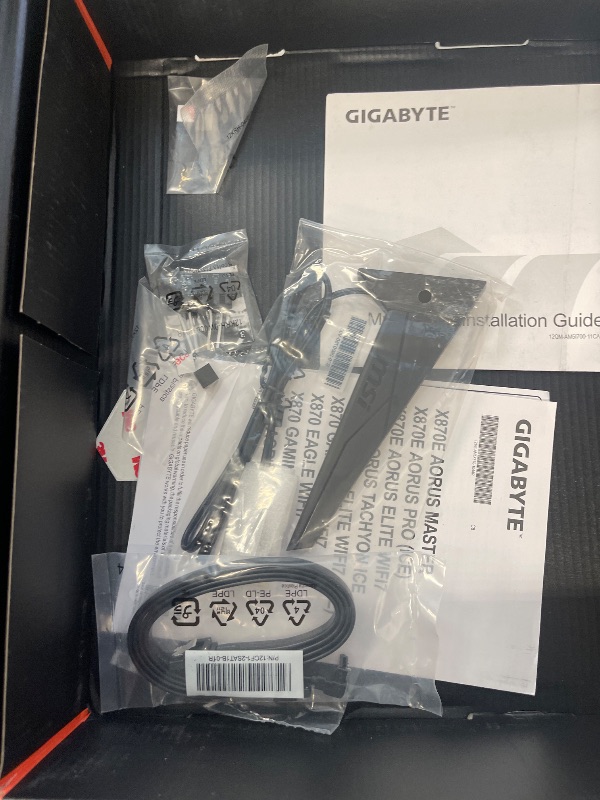 Photo 1 of GIGABYTE X870 AORUS Elite WIFI7 AMD AM5 LGA 1718 Motherboard, ATX, DDR5, 4X M.2, PCIe 5.0, USB4, WIFI7, 2.5GbE LAN, EZ-Latch, 5-Year Warranty