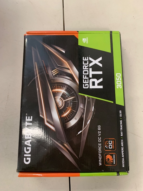 Photo 1 of GIGABYTE GeForce RTX 3050 WindForce OC V2, 6GB GDDR6, Ray Tracing, Dual Cooling