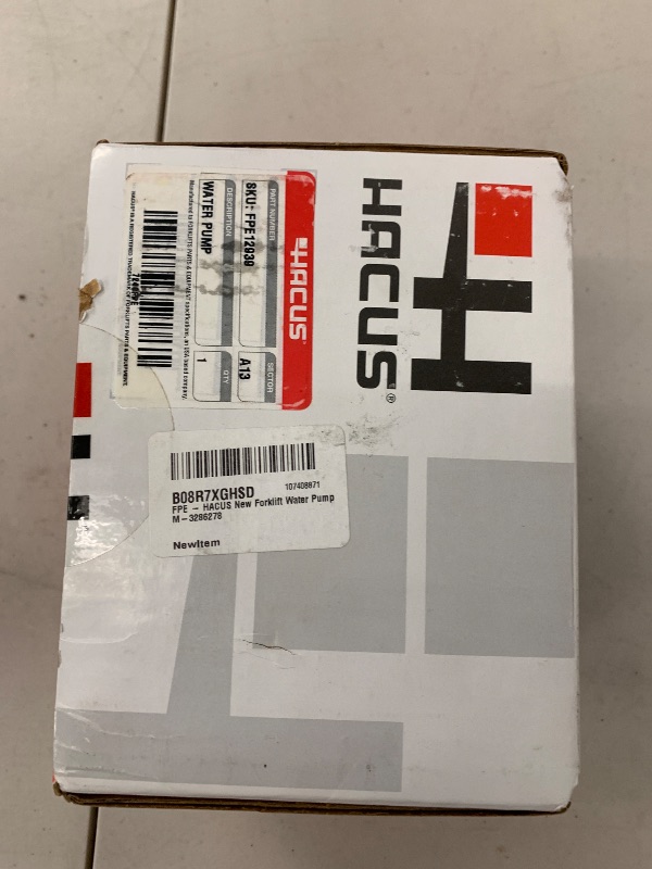 Photo 1 of FPE - Forklift Water Pump M-3286278 Hacus Aftermarket 
