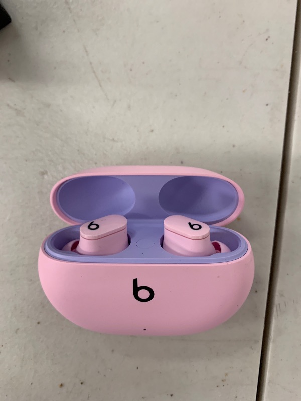 Photo 1 of Beats Studio Buds - True Wireless Noise Cancelling Earbuds - Compatible with Apple & Android, Built-in Microphone, IPX4 Rating, Sweat Resistant Earphones, Class 1 Bluetooth Headphones - PINK