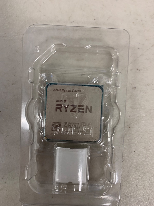 Photo 1 of AMD Ryzen 5 5500 6-Core, 12-Thread Unlocked Desktop Processor with Wraith Stealth Cooler