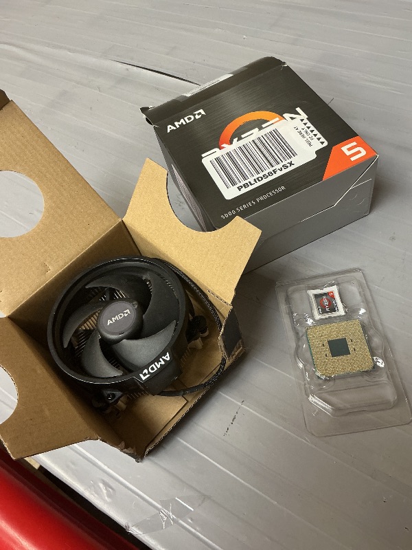 Photo 1 of AMD Ryzen 5 5500 6-Core, 12-Thread Unlocked Desktop Processor with Wraith Stealth Cooler