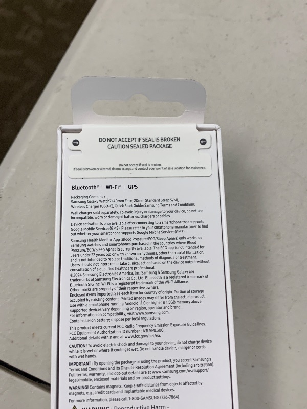 Photo 1 of Samsung Galaxy Watch 7 40mm Bluetooth AI Smartwatch w/Energy Score, Wellness Tips, Heart Rate Tracking, Sleep Monitor, Fitness Tracker, 2024, Green [US Version, 1Yr Manufacturer Warranty]