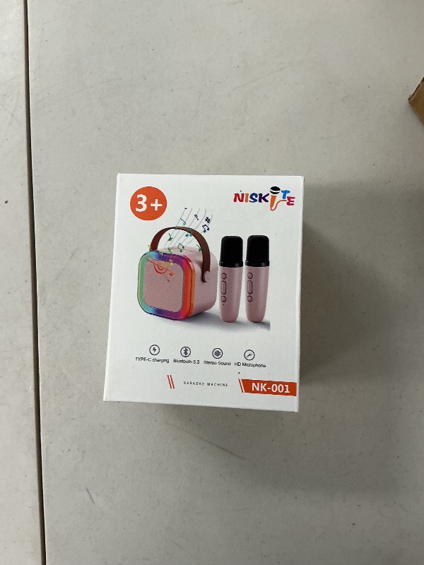 Photo 1 of Kids Karaoke Machine for Girls Gifts: Portable Bluetooth Microphone Speaker with 2 Wireless Microphones - 2025 Top Birthday Gifts for 3 4 5 6 7 8 9 10 Year Old Girls