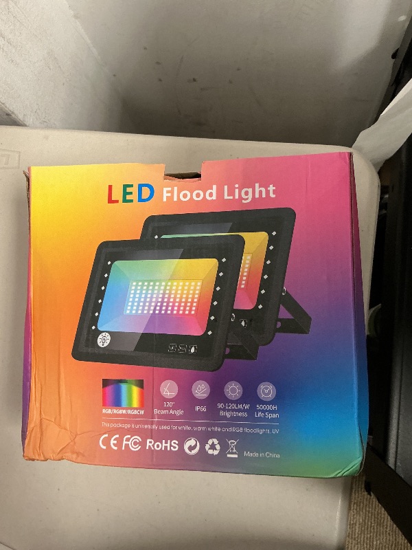 Photo 1 of 2 Pack 100W Black Lights, LED Flood Light with Switch and Plug, IP66 Waterproof Blacklight for Halloween Decoration, Dance Party, Glow in The Dark, Aquarium, Body Paint, Neon Glow, Fluorescent Posters