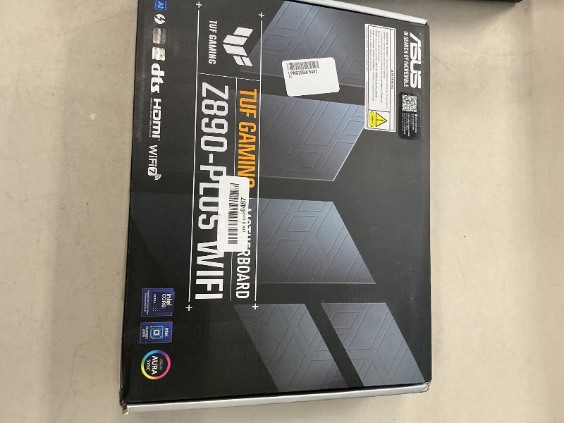 Photo 1 of ASUS TUF Gaming Z890-PLUS WiFi Z890 LGA 1851 ATX Motherboard, Intel® Core™ Ultra Series 2 Ready, Advanced AI PC-Ready, 16+1+2+1 Stages, DDR5, PCIe® 5.0, Thunderbolt™ 4 Type-C®, 4X M.2, Wi-Fi 7, 2.5Gb