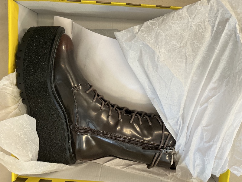 Photo 1 of Circus NY by Sam Edelman Women's Slater Combat Boot, Chestnut, 7.5