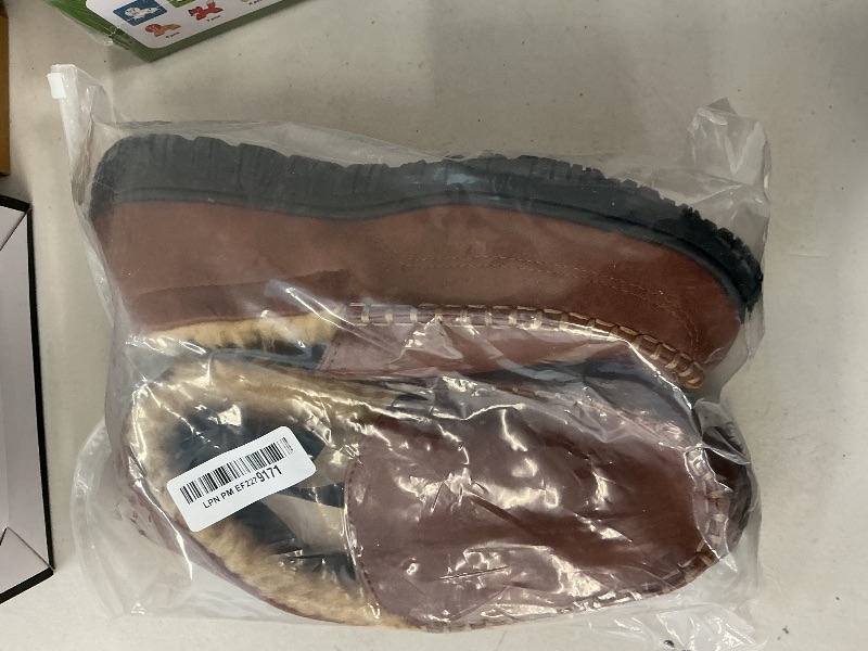 Photo 1 of festooning Men's Wram Slippers House Shoes Moccasin Comfort Memory Foam Indoor Outdoor Slip On Slipper Shoes Size 11