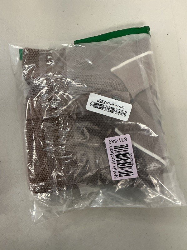 Photo 1 of SEE NOTES PICTURE........PJ PAUL JONES Men Polo Shirts Summer Solid Polo Casual Soft Button UP Shirt with Pocket SIZE MEDIUM NOT THE SAME COLOR IN PICTURE BROWN 