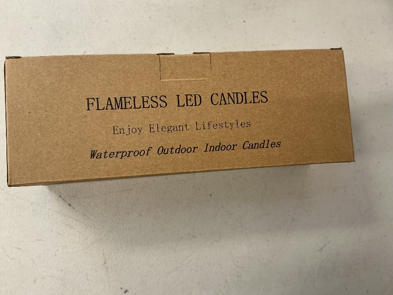 Photo 1 of Outdoor Waterproof Flameless Candles, LED Candles, Battery Operated Candles with Remote and Timers, Electric Fake Plastic Pillar Candles
