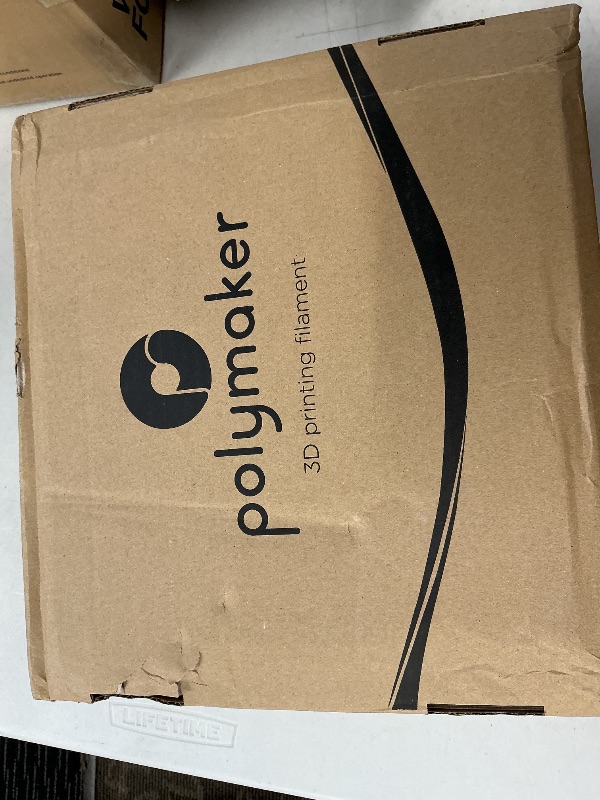 Photo 1 of Polymaker PC Filament 2.85mm, Clear Polycarbonate 3kg Cardboard Spool - PolyLite Transparent PC 3D Printer Polycarbonate Filament 2.85mm, Strong & Tough & Heat Resistant