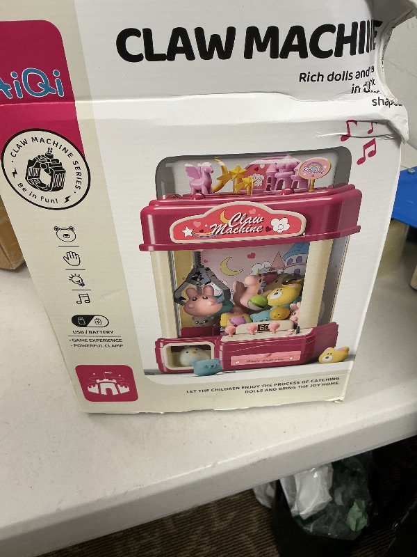 Photo 1 of Aiqi 55 PCS Large Kids Claw Machine, Candy Vending Grabber, Prize Dispenser Toys for Girls Boys with Lights Sound, Electronic Claw Game Machine Toys for 3 4 5 6 7 8 Years Old Girls
