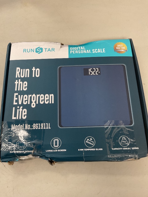 Photo 1 of 550lb Bathroom Digital Scale for Body Weight with Ultra-Wide Platform and Large LCD Display, Accurate High Precision Scale with Extra-High Capacity