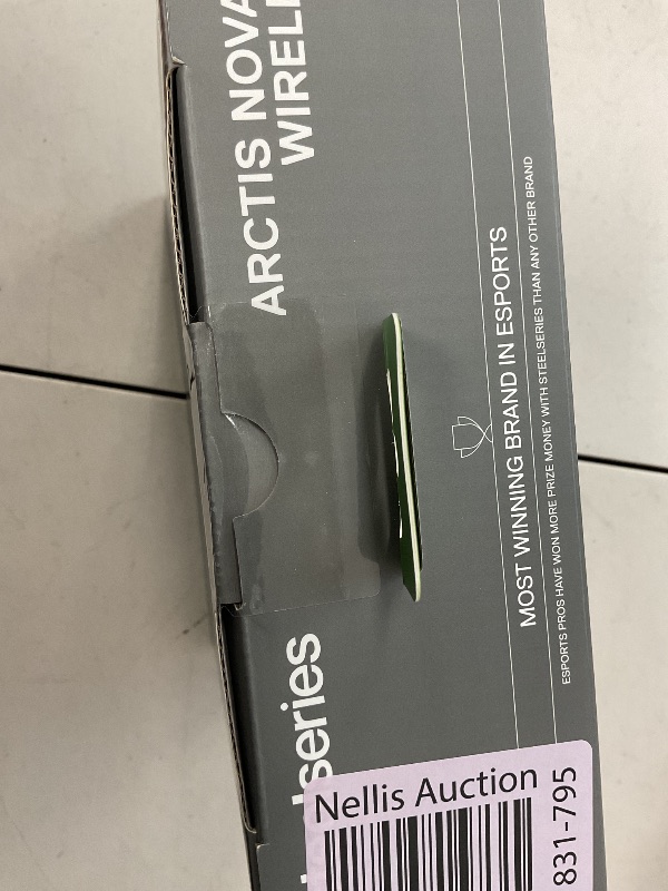Photo 1 of SteelSeries Arctis Nova 7X Wireless Multi-Platform Gaming Headset — Neodymium Magnetic Drivers — 2.4GHz+Bluetooth — 38Hr USB-C Battery — AI Mic — Xbox Series X|S, PC, PS5, Switch, VR, Mobile - White