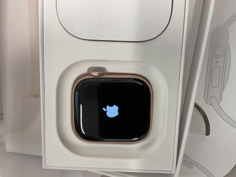 Photo 1 of Apple Watch Series 10 [GPS 42mm case] Smartwatch with Rose Gold Aluminium Case with Light Blush Sport Band - S/M. Fitness Tracker, ECG App, Always-On Retina Display, Water Resistant