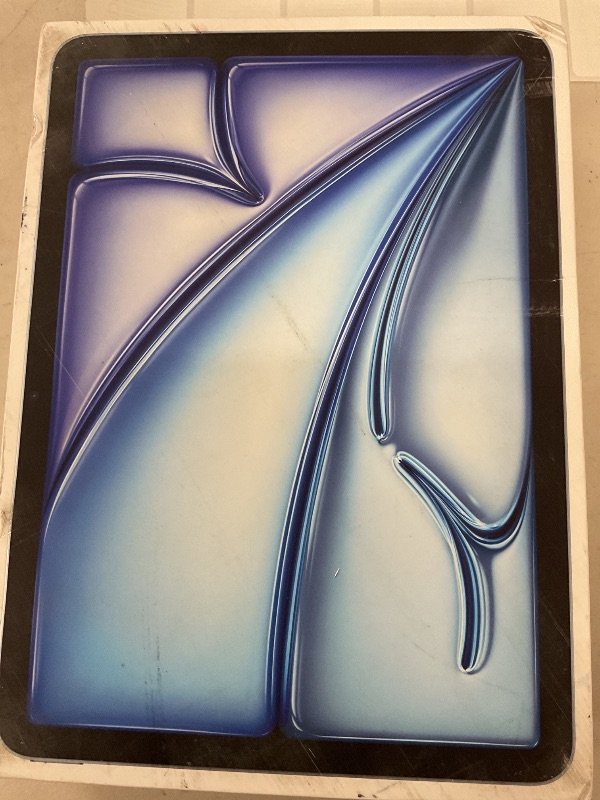 Photo 1 of Apple iPad Air 11-inch with M3 chip Built for Apple Intelligence, Liquid Retina Display, 256GB, 12MP Front/Back Camera, Wi-Fi 6E, Touch ID, All-Day Battery Life — Blue