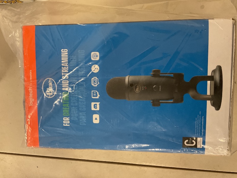 Photo 1 of Blue Microphones - Blue Yeti Professional Multi-Pattern USB Condenser Microphone - Blackout