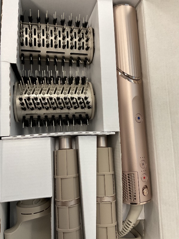 Photo 1 of Shark HD430 FlexStyle Air Styling & Drying System, Powerful Hair Dryer Brush & Multi-Styler with Auto-Wrap Curlers, Paddle Brush, Oval Brush, Concentrator Attachment, Stone