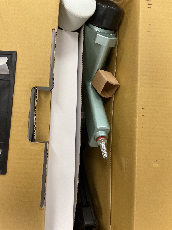Photo 1 of Metabo HPT Flooring Stapler, Pro-Preferred Pneumatic Power Nailers in Flooring Tools, Power Stapler with Detachable Long-Reach Handle, 15.5 Gauge, 1/2” Staples, Length 1” to 2”, N5010AB