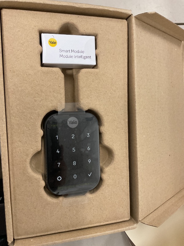 Photo 1 of Yale Assure Lock 2 Deadbolt, Black Suede Smart Keyless Entry Door Lock with Wi-Fi Connected Keypad for Code Entry and Remote Access, YRD450-WF1-BSP