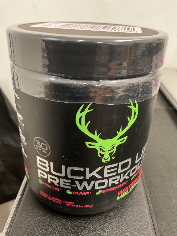 Photo 1 of Bucked up Pre Workout Watermelon