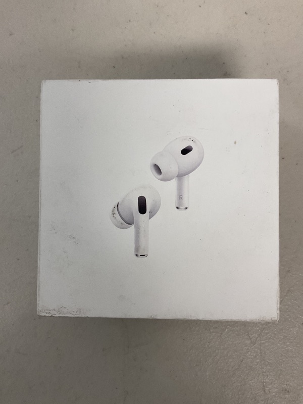 Photo 1 of Apple AirPods Pro 2 Wireless Earbuds, Active Noise Cancellation, Hearing Aid Feature, Bluetooth Headphones, Transparency, Personalized Spatial Audio, High-Fidelity Sound, H2 Chip, USB-C Charging