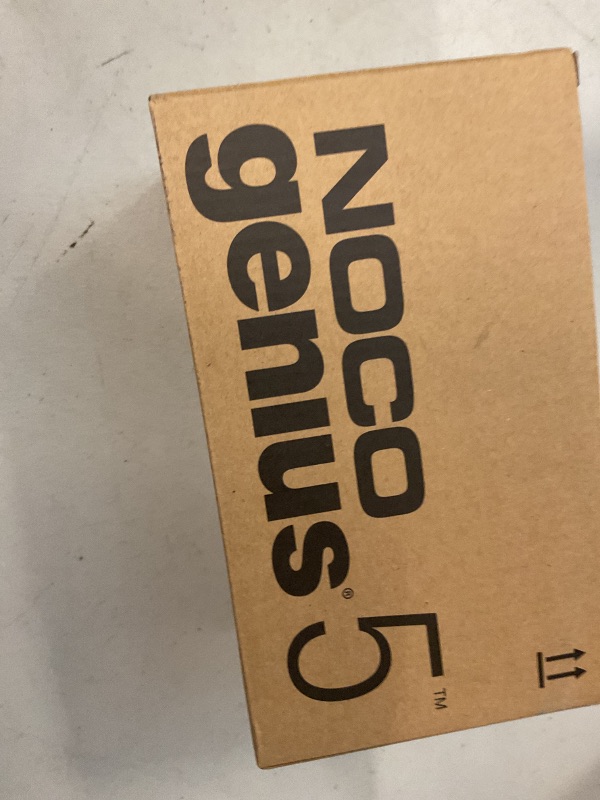 Photo 1 of NOCO GENIUS5: 5A 6V/12V Smart Battery Charger – Automatic Maintainer, Trickle Charger & Desulfator with Overcharge Protection & Temperature Compensation – For Lead-Acid & Lithium Batteries