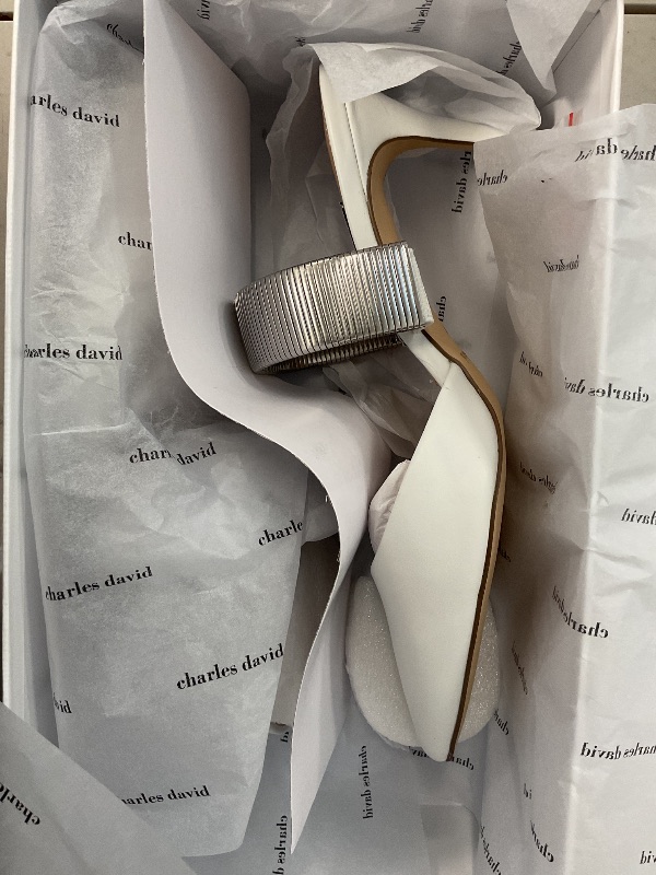 Photo 1 of Charles David Women's Alfie Pump, White, 8.5