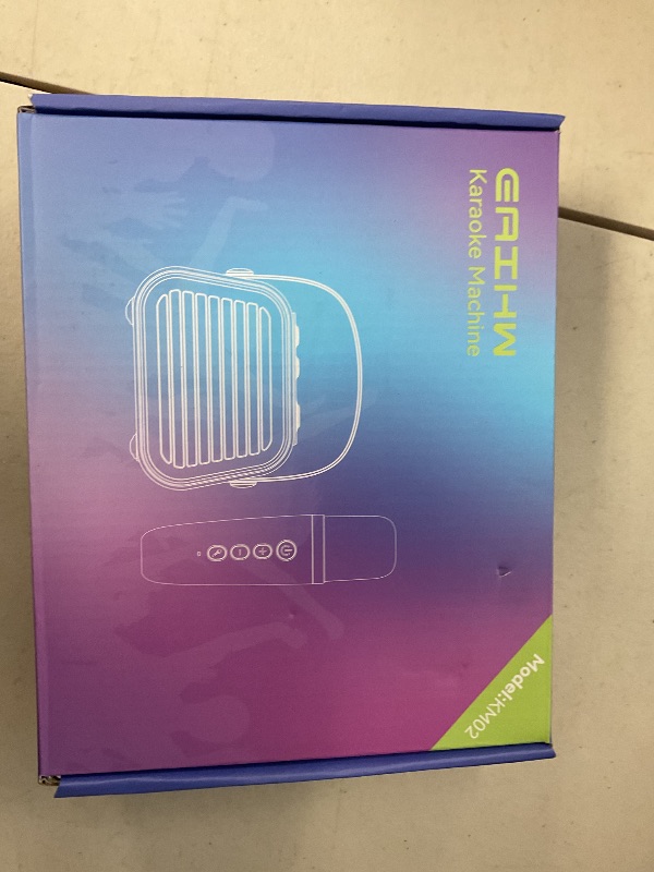 Photo 1 of EAIHW Karaoke Machine for Kids,Portable Bluetooth Mini Karaoke Machine with 1 Wireless Microphones,Five Dynamic LED and Funny Sound for Home Party,Christmas Brithday Ideal Gifts