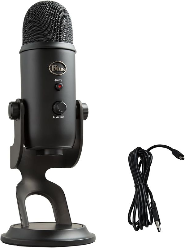 Photo 1 of Logitech for Creators Blue Mircophones Yeti USB Microphone (blackout)